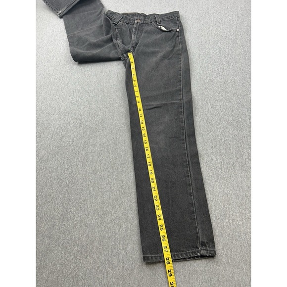 Vintage Levi's 550 Orange Tab Relaxed Fit Regular Jeans Women's 25x28‎ Black - Picture 7 of 12